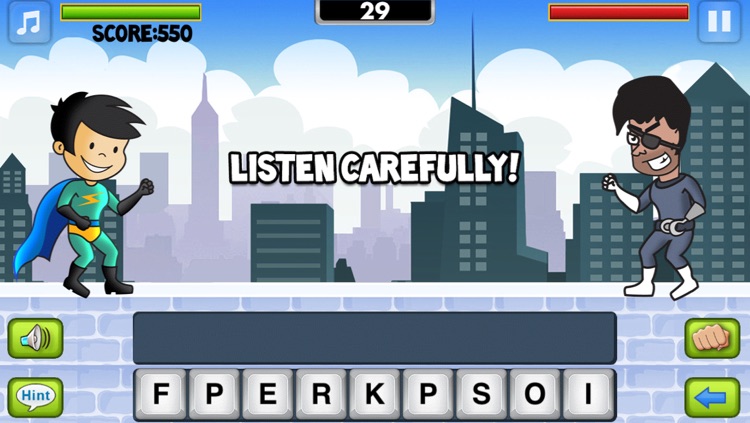 Spelling Hero Game