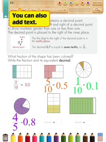 Kids Math-Decimal Worksheets(Grade 4) screenshot 3