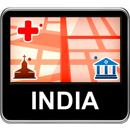 India Vector Map - Travel Monster icon