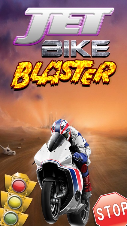 A Jet Bike Blaster - Motorcycle Burnout Fast Speed Racing