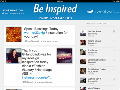 Tweetwall screenshot 4