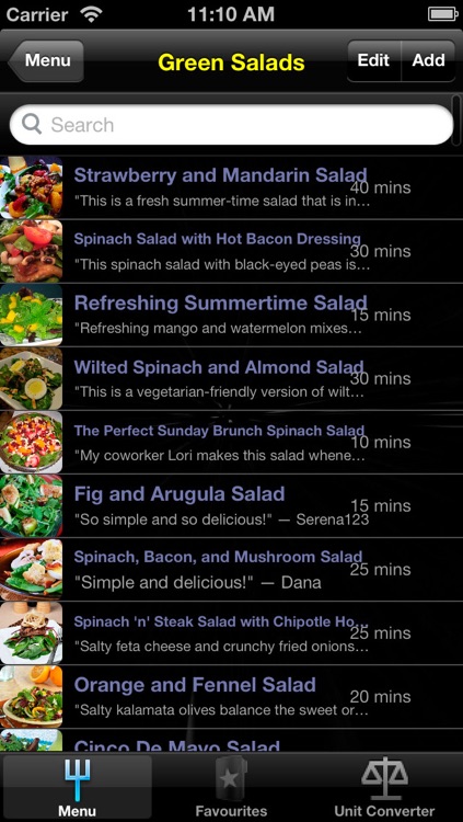 Salad Recipes..