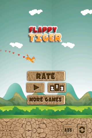 Flappy Tiger - An amazing adventure in the pipe and wildfire kingdom screenshot 2