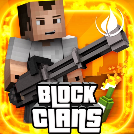 Block Clans - 3D Pixel Survival FPS & TPS Gun Shooter Game icon