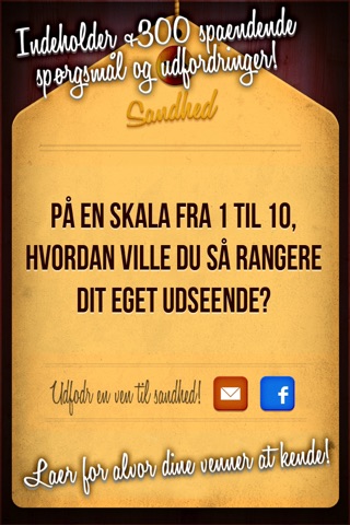 SANDHED eller KONSEKVENS? - selskabsleg! screenshot 4