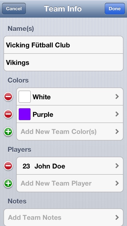 SoccerMate (score and track soccer matches)