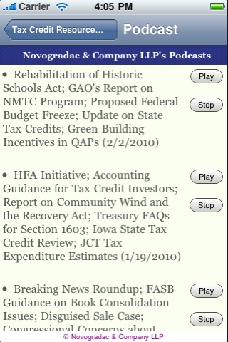 Tax Credit Resource Centers screenshot 3
