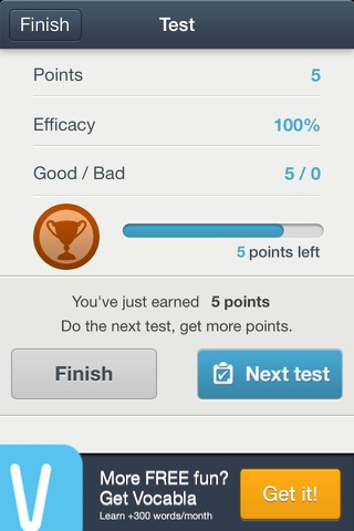 Vocabla: TOEIC Exam. Play & learn 1111 English words and improve vocabulary in easy tests. screenshot 3