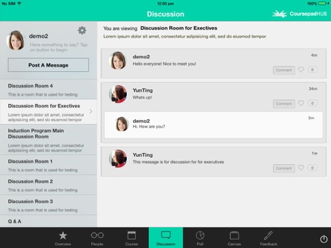 Coursepad HUB - Your Mobile Collaborative Learning Hub screenshot 4