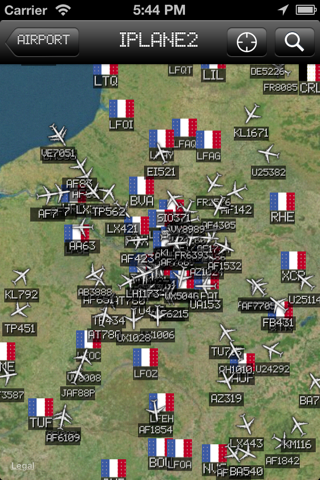 Paris-Orly Airport - iPlane2 Flight Information screenshot 4