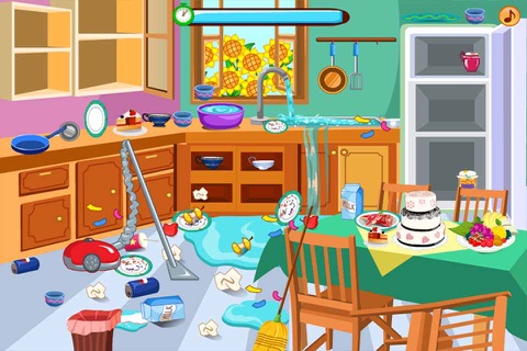 Kids House Cleaning : After Crazy Party screenshot 3