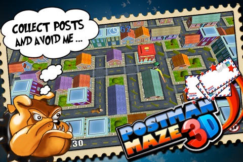 Postman Maze 3D -  Escape From Dog (Free Game) screenshot 3