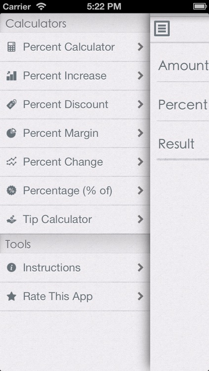 Percents Calculator