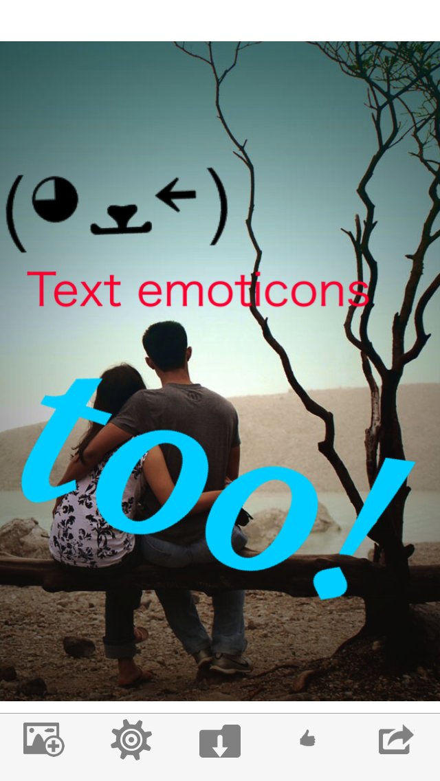 Add Text to Images - Words, Bubble Captions, Emoticon Line Art & Stickers Screenshot 4