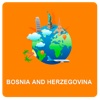 Bosnia and Herzegovina Off Vector Map - Vector World