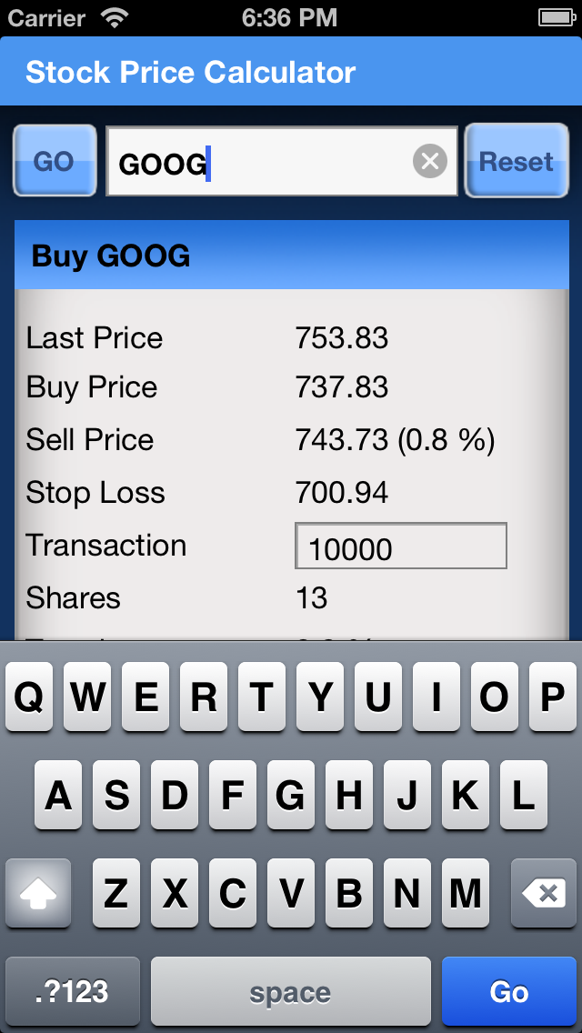 How to cancel & delete Stock Price Calculator Free from iphone & ipad 1