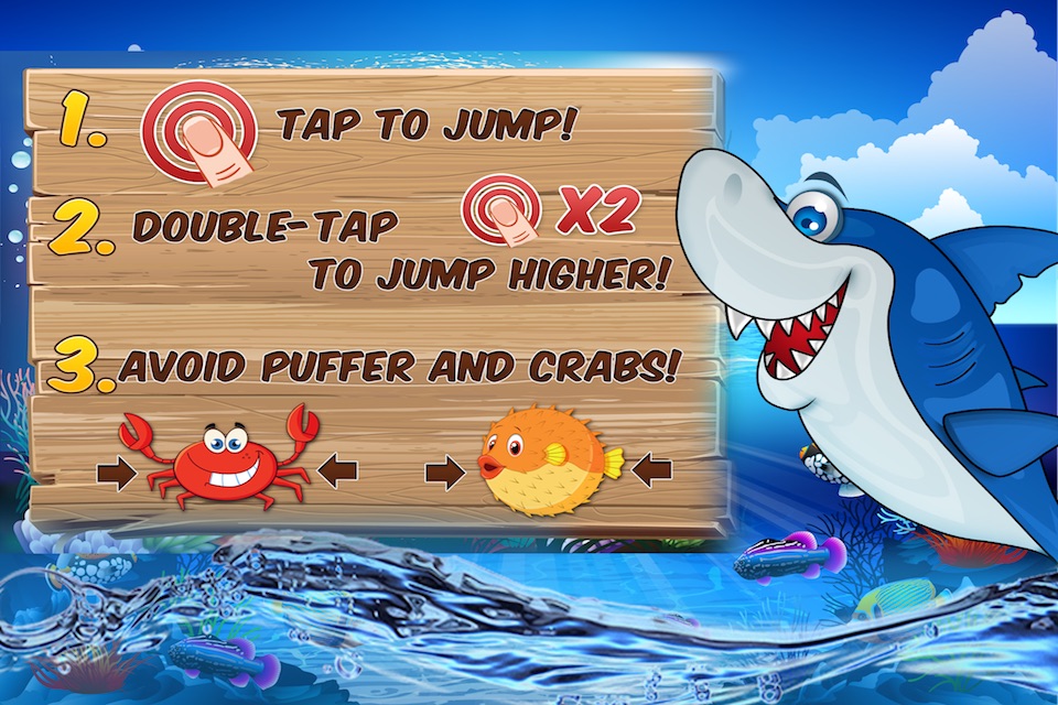 Shark Jump - Shark Run and Dash Eat Starfish Explorer and Adventure Fun Game screenshot 3