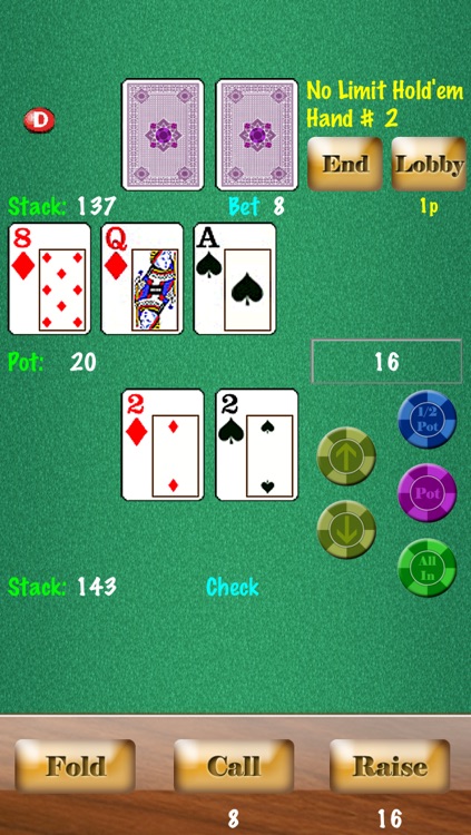 Headsup Poker Free (Hold'em, Blackjack, Omaha)