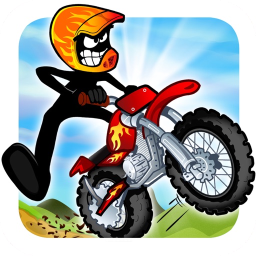 Stickman Bike Hill Race Free Addictive Rider Run iOS App