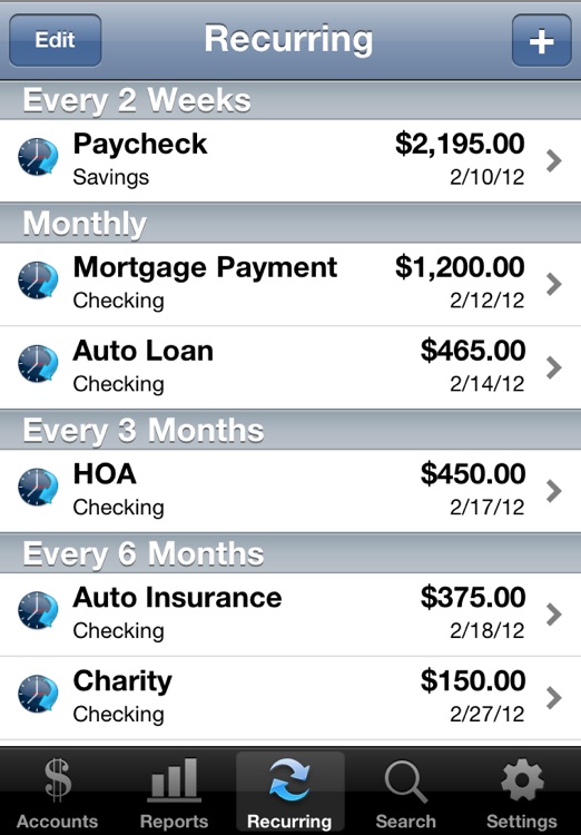 Accounts - Checkbook screenshot-3