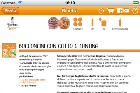 Beretta: il ricettario app...etitoso screenshot 3