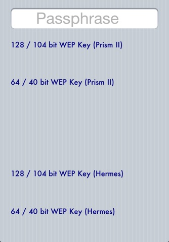 WEP Key Generator screenshot 4