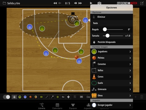 Efficiency Match Basketball screenshot 2