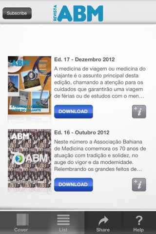 Revista da ABM screenshot 2