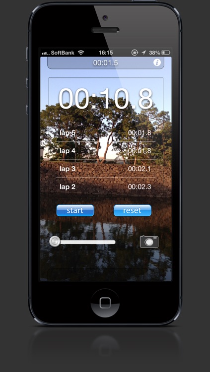 Transparent Stopwatch