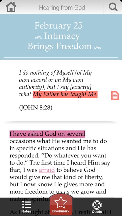 Hearing from God Each Morning