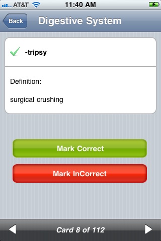 Medical Terminology Flashcards screenshot 3