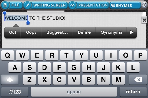 Lyrics Studio Pro: Songwriting Platform for Musicians and Lyricists screenshot 4