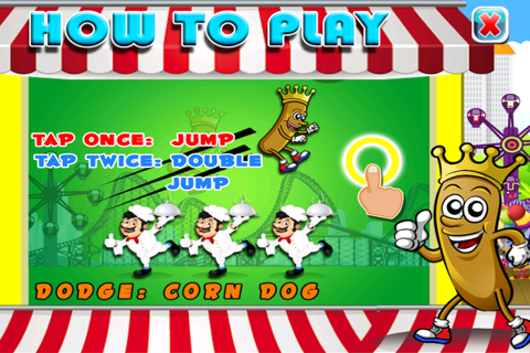 Corn Dog Run : King's Fair Food Court Maker's Escape screenshot 2