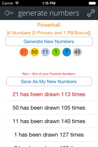 LottoNumbers, Winning USA Lottery Result Numbers - Powerball, MegaMillions, Lotto and more screenshot 3