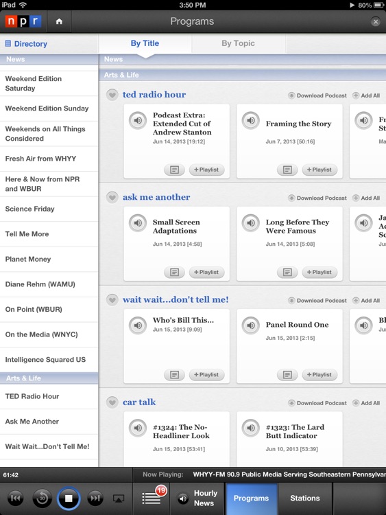 NPR for iPad screenshot-4