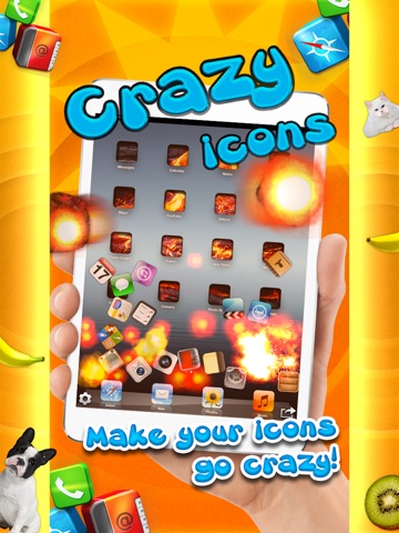 Crazy Icons - アイコンが面白おかしくクレイジーに変化!のおすすめ画像1