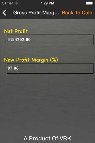 Profit & Loss Calc screenshot 3