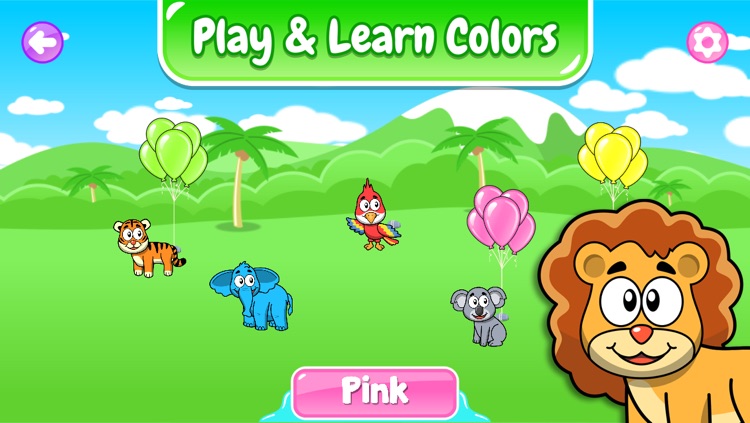 Animals for Toddlers: Match'em - Puzzle, Guess the Colors and Card Matching Memory Game for Kids screenshot-3