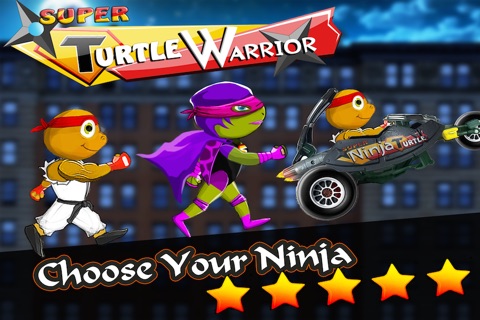 SUPER TURTLE WARRIOR JR pop ninja Hero  2014 screenshot 2