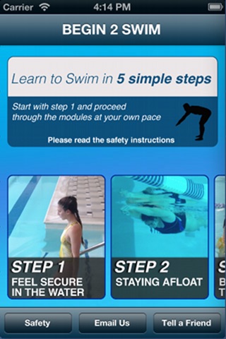 Begin 2 Swim screenshot 2