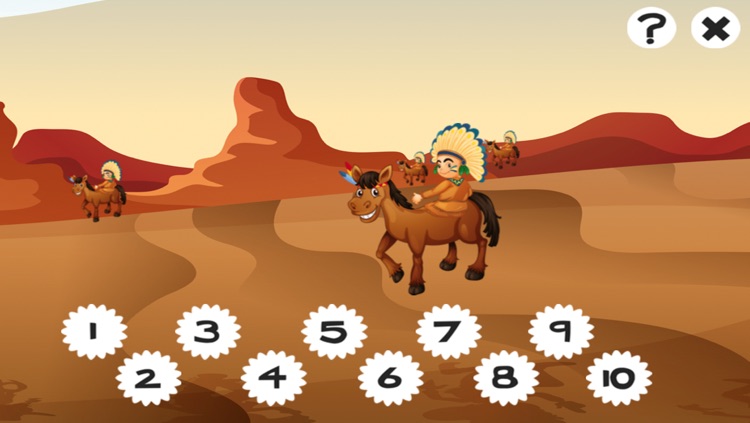 123 Baby & Kid-s Learn-ing To Count-ing Number-s To Ten Game-s: Free Play-ing & Learn-ing Fun with Cow-Boys screenshot-4