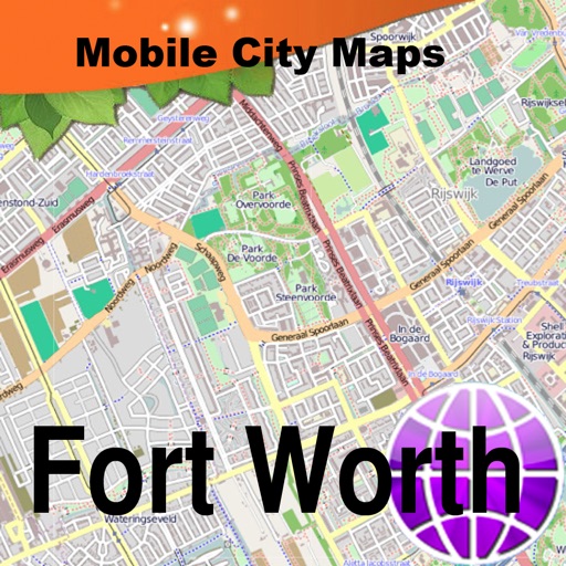 Fort Worth Street Map icon