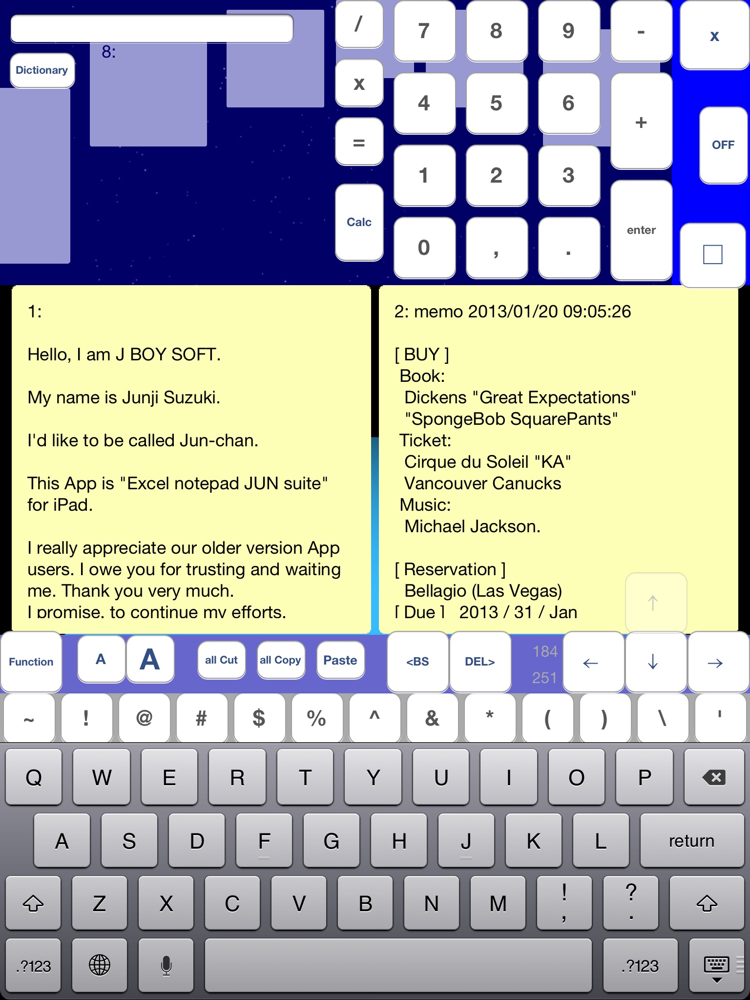 Notepad JUN suite Free screenshot 3