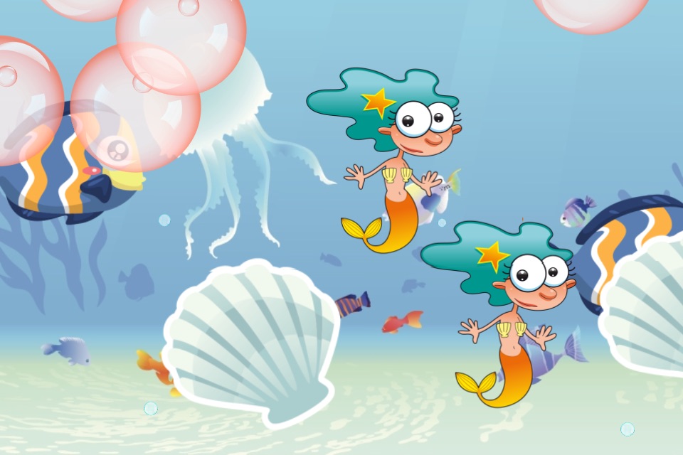 Mermaids and Fishes for Toddlers and Kids : discover the ocean ! FREE app screenshot 4