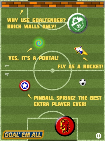 GoalEmAll air hockey and soccer and arcanoid inside— all in one game! screenshot 4