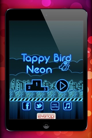 Tappy Bird Neon screenshot 4