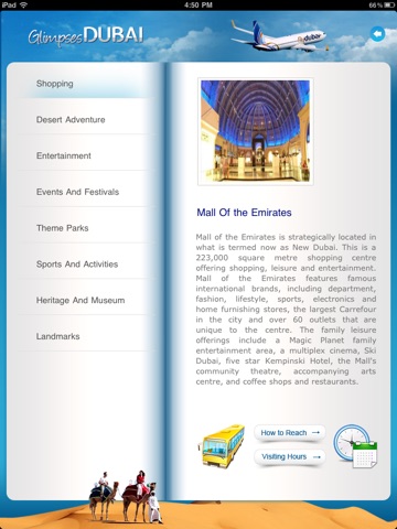 GlimpsesDubai for iPad screenshot 2