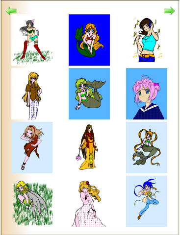 Livre de coloriage pour les filles - Personnages de dessins animés - HD screenshot 3