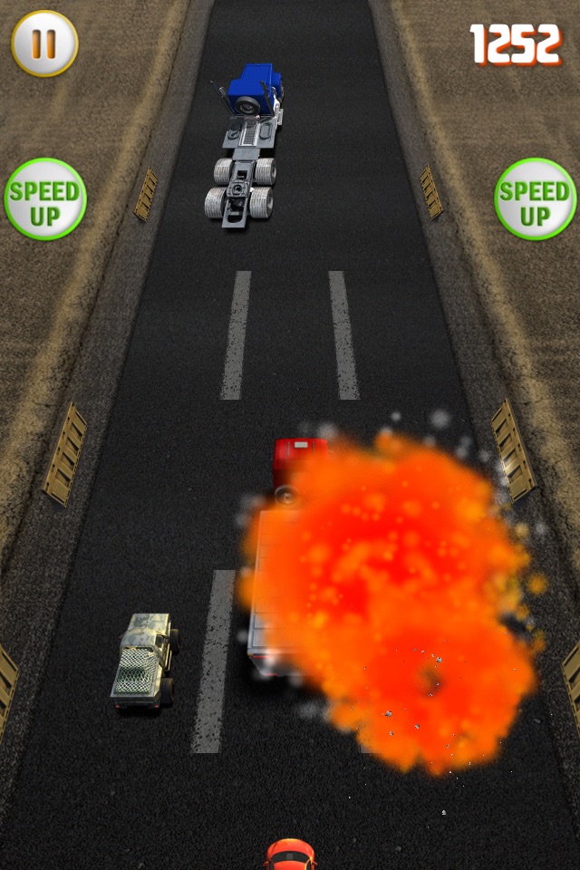 Monster Truck Road Rage Destruction Racing Game screenshot 3