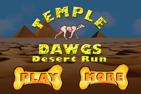 Temple Dawgs Desert Run screenshot 2